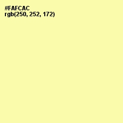 #FAFCAC - Drover Color Image