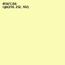 #FAFCB6 - Portafino Color Image