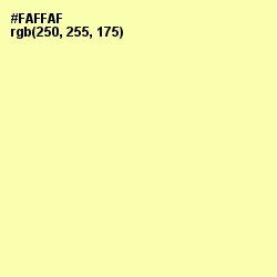 #FAFFAF - Drover Color Image
