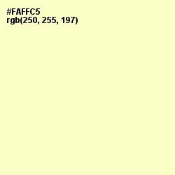 #FAFFC5 - Chiffon Color Image