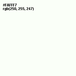 #FAFFF7 - Sugar Cane Color Image