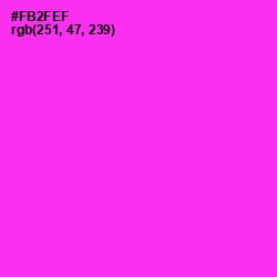 #FB2FEF - Razzle Dazzle Rose Color Image