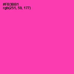 #FB3BB1 - Persian Rose Color Image