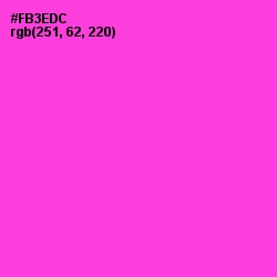 #FB3EDC - Razzle Dazzle Rose Color Image