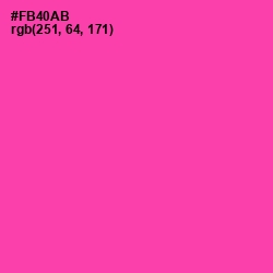 #FB40AB - Brilliant Rose Color Image