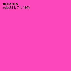 #FB47BA - Brilliant Rose Color Image