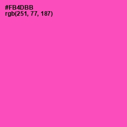 #FB4DBB - Brilliant Rose Color Image