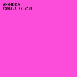 #FB4DDA - Pink Flamingo Color Image