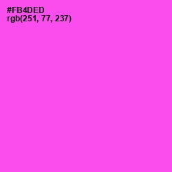 #FB4DED - Pink Flamingo Color Image