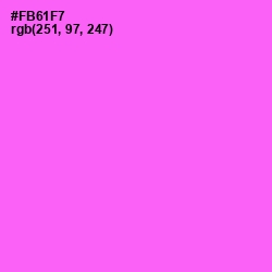 #FB61F7 - Pink Flamingo Color Image