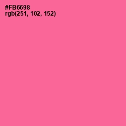 #FB6698 - Froly Color Image