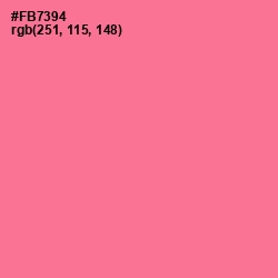 #FB7394 - Froly Color Image