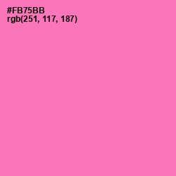 #FB75BB - Persian Pink Color Image