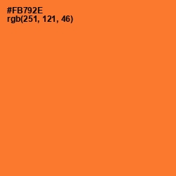 #FB792E - Crusta Color Image