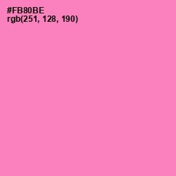 #FB80BE - Tickle Me Pink Color Image