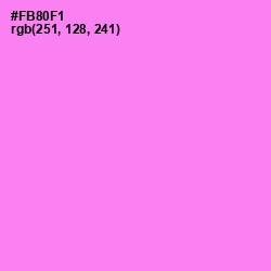 #FB80F1 - Lavender Magenta Color Image