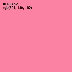 #FB82A2 - Tickle Me Pink Color Image