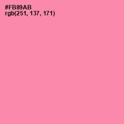 #FB89AB - Tickle Me Pink Color Image