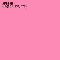 #FB89B1 - Tickle Me Pink Color Image