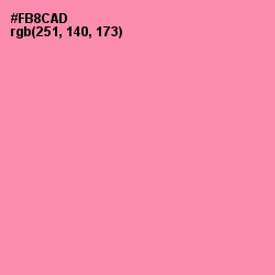#FB8CAD - Tickle Me Pink Color Image