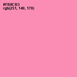 #FB8CB3 - Mauvelous Color Image