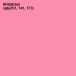 #FB8DAD - Tickle Me Pink Color Image