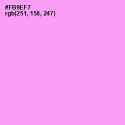 #FB9EF7 - Lavender Magenta Color Image