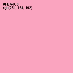 #FBA4C0 - Carnation Pink Color Image