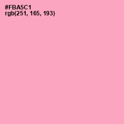 #FBA5C1 - Carnation Pink Color Image