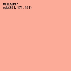 #FBAB97 - Mona Lisa Color Image