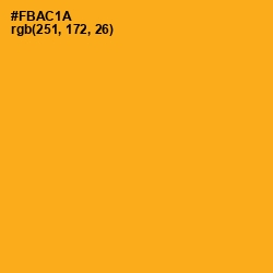 #FBAC1A - Sun Color Image