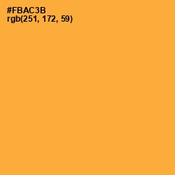 #FBAC3B - Tulip Tree Color Image