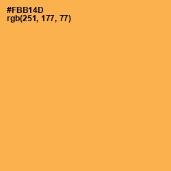 #FBB14D - Casablanca Color Image