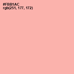 #FBB1AC - Cornflower Lilac Color Image