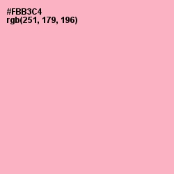 #FBB3C4 - Carnation Pink Color Image