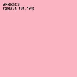 #FBB5C2 - Carnation Pink Color Image