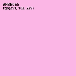 #FBB6E5 - Lavender Rose Color Image