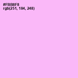 #FBB8F8 - Mauve Color Image