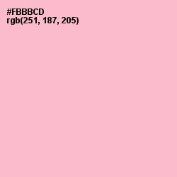 #FBBBCD - Cotton Candy Color Image