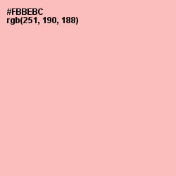 #FBBEBC - Sundown Color Image