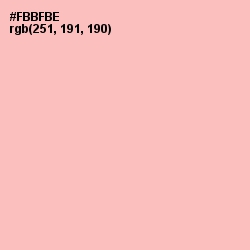 #FBBFBE - Sundown Color Image