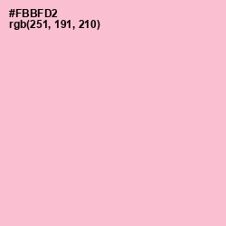 #FBBFD2 - Cupid Color Image