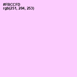 #FBCCFD - Pink Lace Color Image