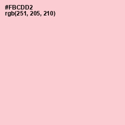 #FBCDD2 - Azalea Color Image