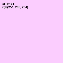#FBCDFE - Pink Lace Color Image