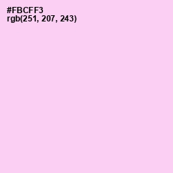 #FBCFF3 - Classic Rose Color Image