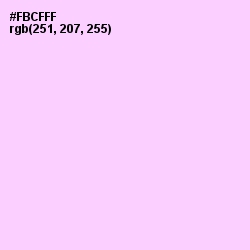 #FBCFFF - Pink Lace Color Image