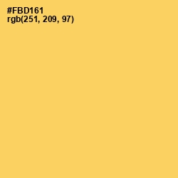 #FBD161 - Goldenrod Color Image