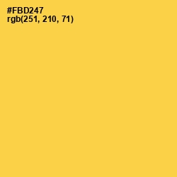 #FBD247 - Mustard Color Image