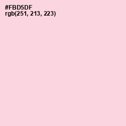 #FBD5DF - Pastel Pink Color Image